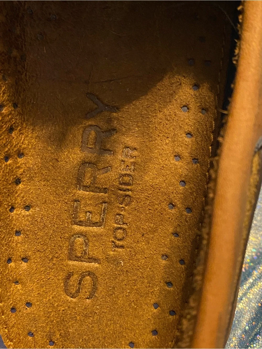 Sperry Top-Sider Men’s 8.5 Tan Leather Boat Shoes | Classic Moc Toe Loafers
